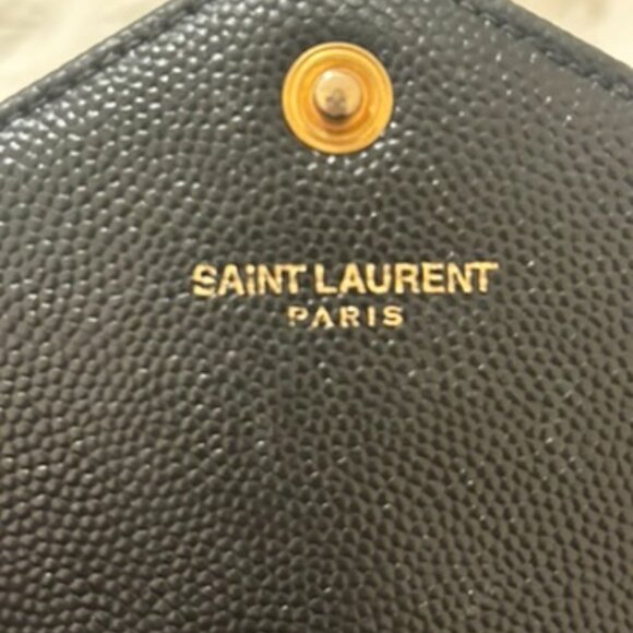 Saint Laurent Women's Small Ysl Wallet On Chain - Picture 7 of 9
